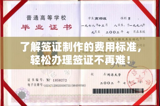 凤凰了解签证制作的费用标准，轻松办理签证不再难！